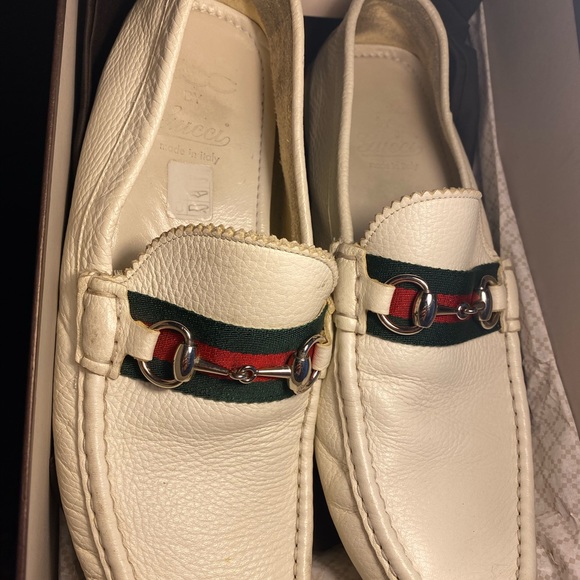 Gucci Mens Shoes white RUBBER Urban Metal ,size 9 - Picture 5 of 9